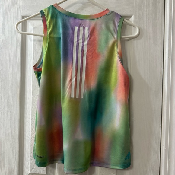 💜 3/$15Adidas training tank top, Large, Rainbow color - Picture 4 of 6